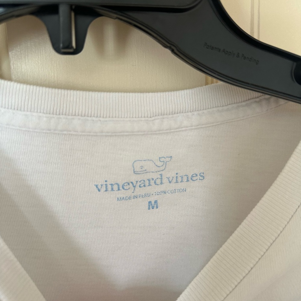 Vineyard Vines Pink and White Tees with Whale Design - Picture 8 of 8